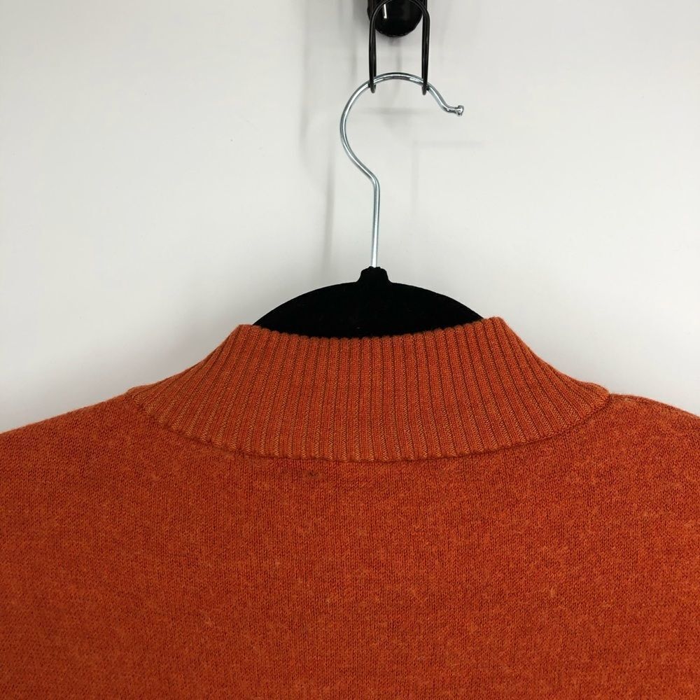 Peter Millar Wool Quarter Zip Pullover Sweater Or… - image 6